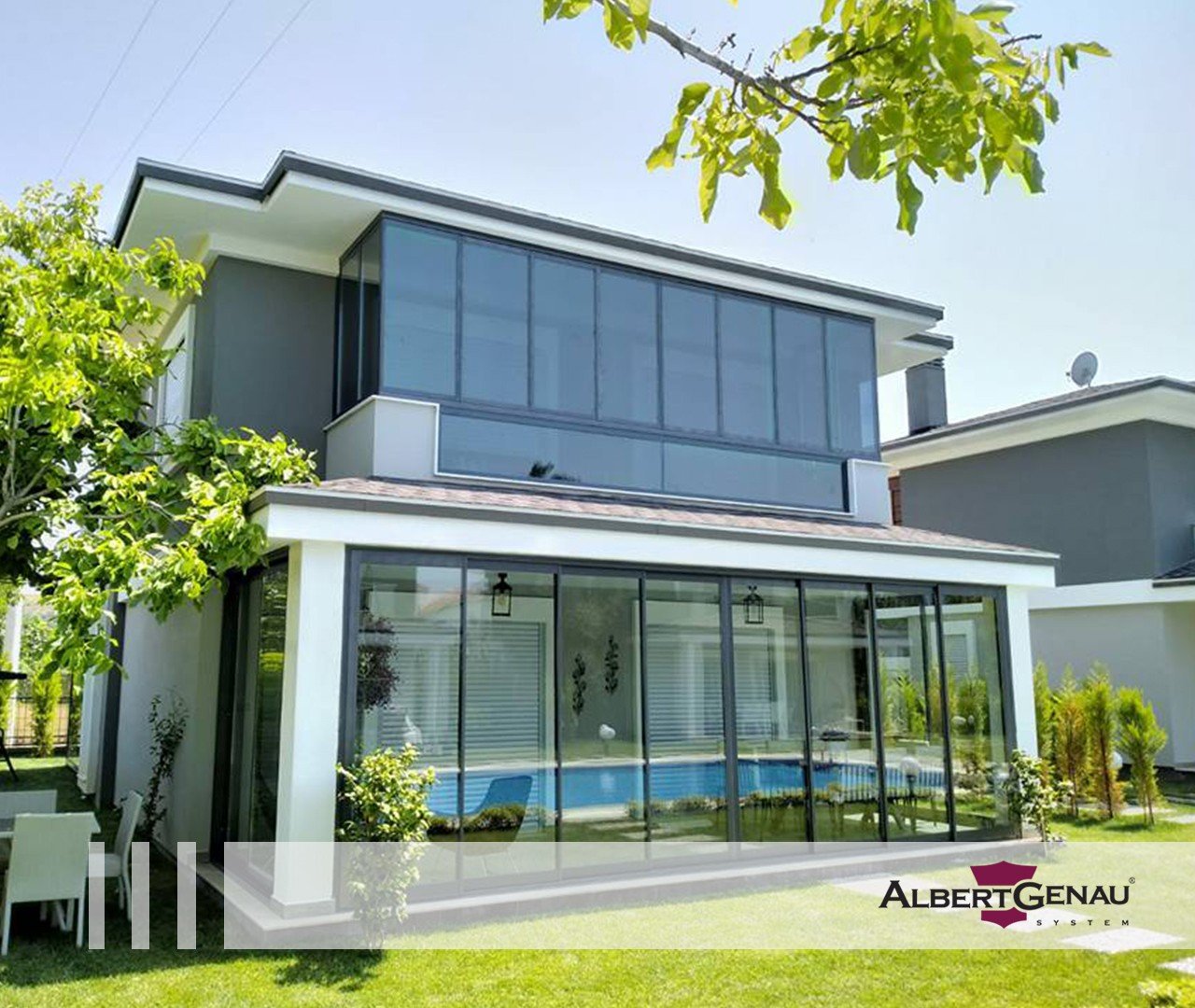 Tiara 08-10 - Tek Camlı Kayar Katlanır Cambalkon