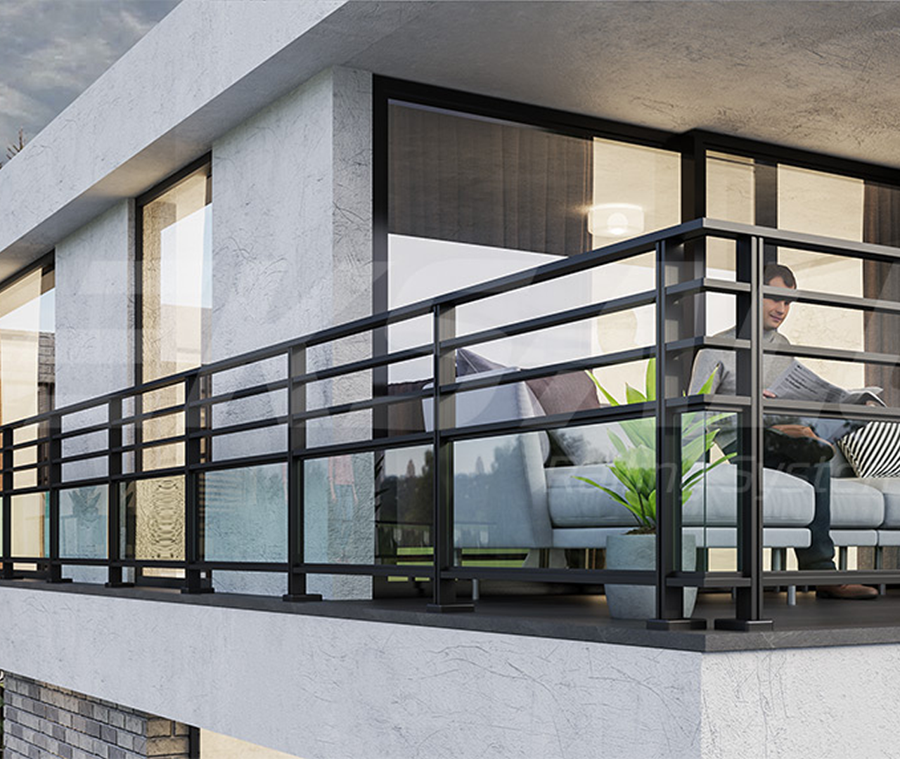 Balumax Int - Isıcam'lı Entegre Küpeşte Sistemi